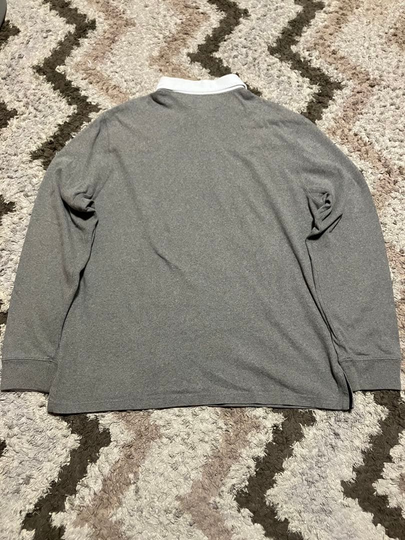 【美品】Polo Ralph Lauren グレー XL 刺繍ロゴ