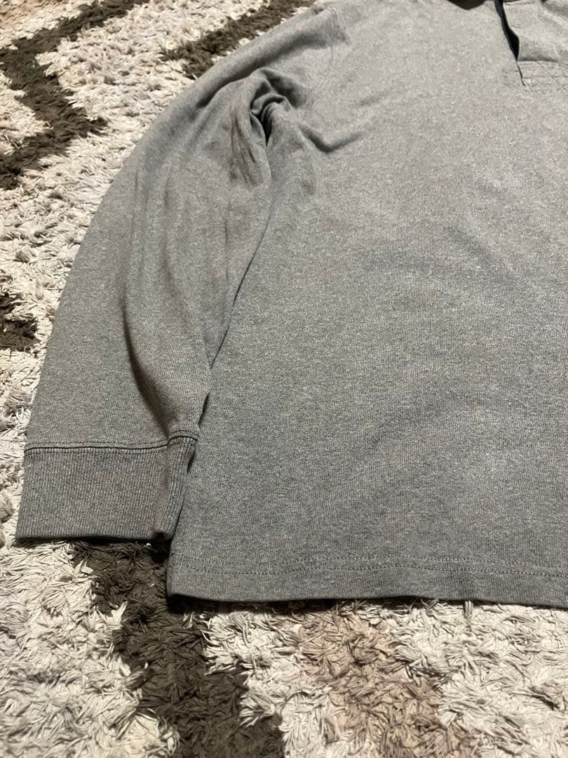 【美品】Polo Ralph Lauren グレー XL 刺繍ロゴ