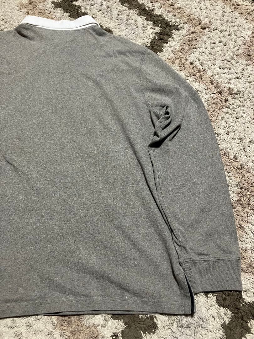 【美品】Polo Ralph Lauren グレー XL 刺繍ロゴ