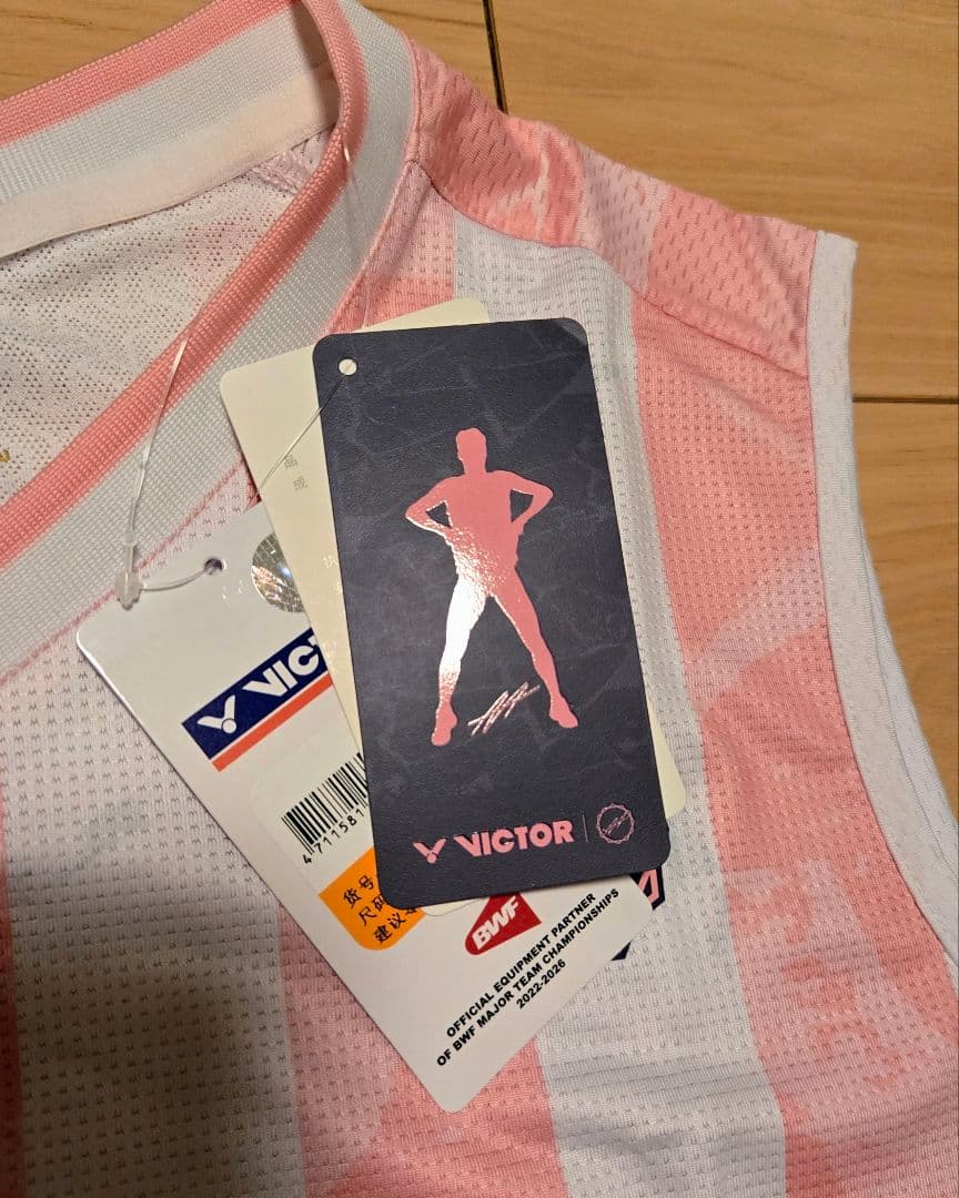 【Lサイズ】VICTOR バドミントンシャツ アントンセンモデル【即購入可】