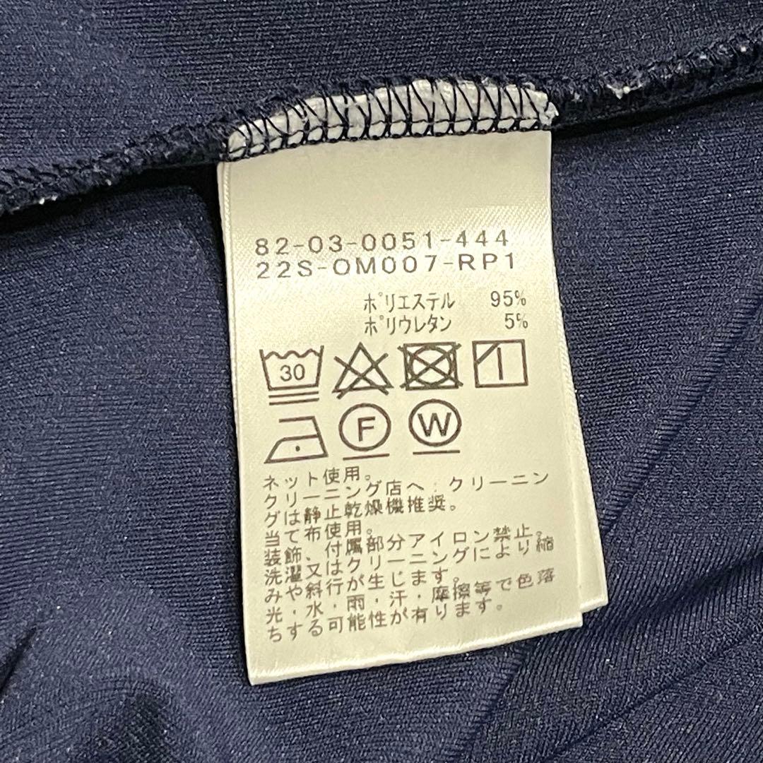 美品 BEAMSGOLF モックネックシャツ 紺 M ビームスゴルフ メンズ