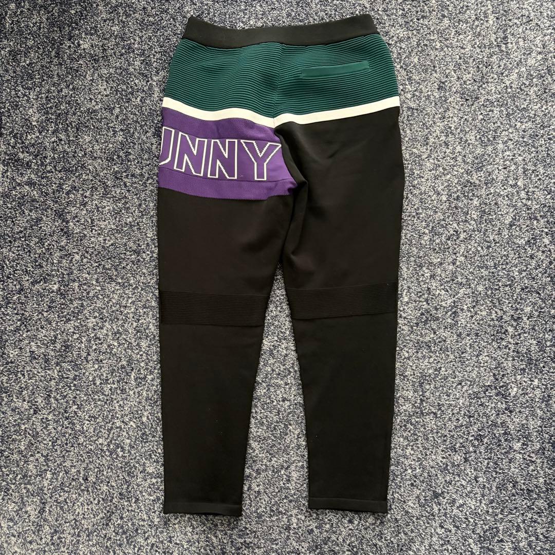 ジャックバニー　ストレッチ　ニットパンツ　ゴルフウェア　ブラック系　サイズ4