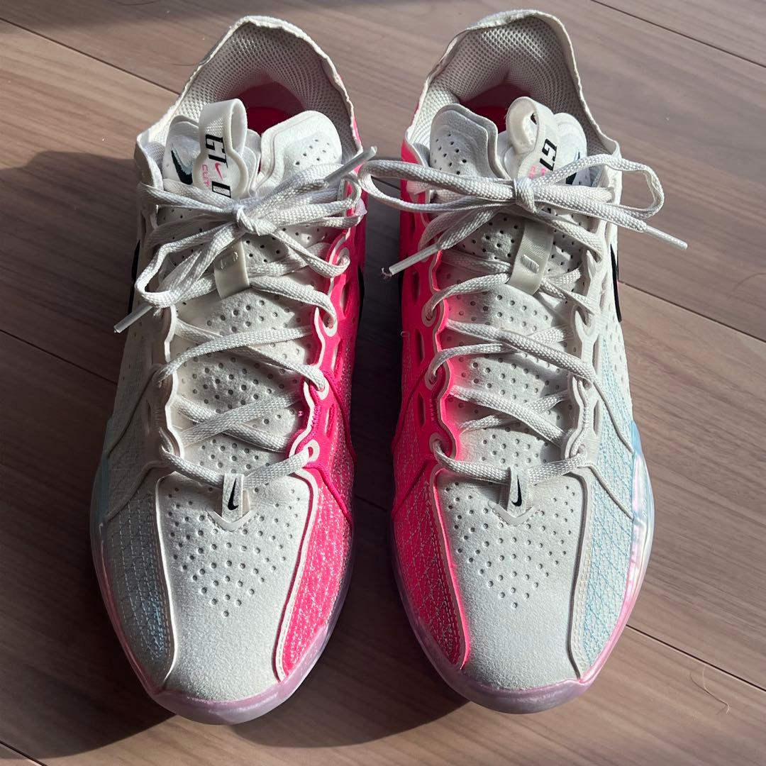 Nike GT Cut バスケットボールシューズ ホワイト/ピンク
