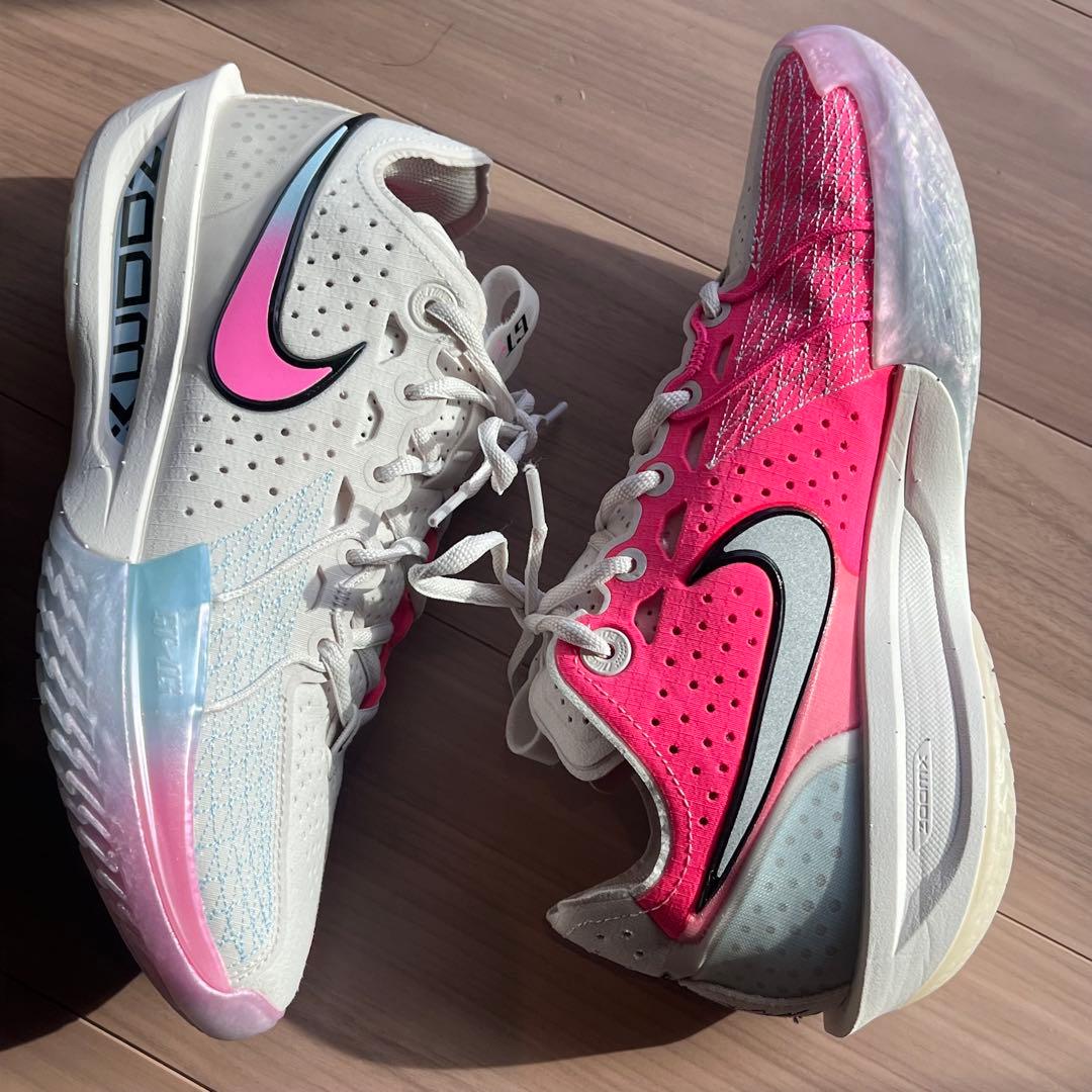 Nike GT Cut バスケットボールシューズ ホワイト/ピンク