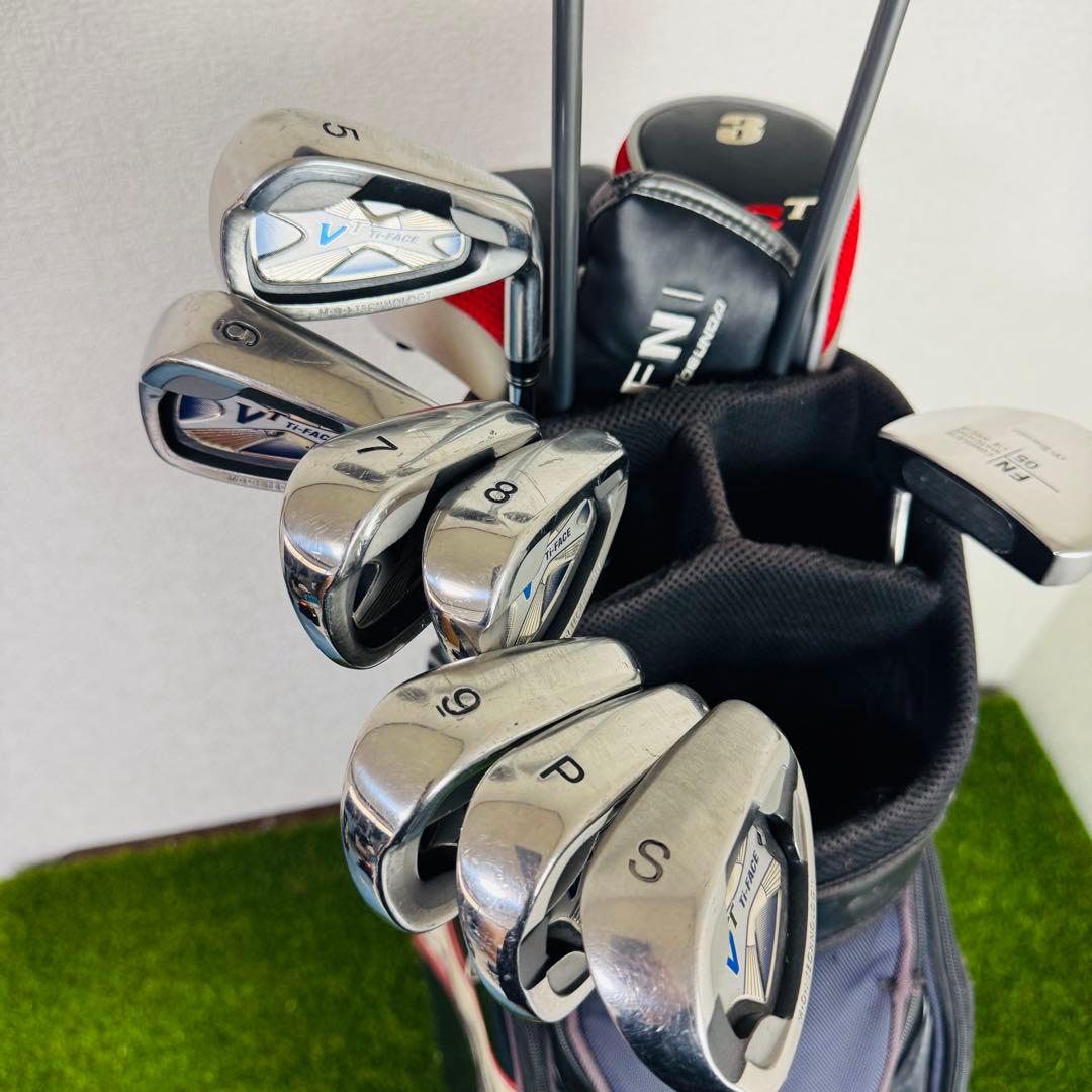 【初心者男性向け】TOBUNDA SRIXON ゴルフクラブセット 10本