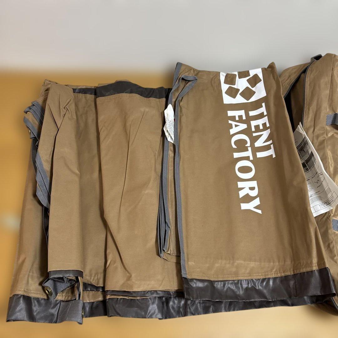 極美品　TENT FACTORYテントファクトリー　TCサイドウォール　陣幕