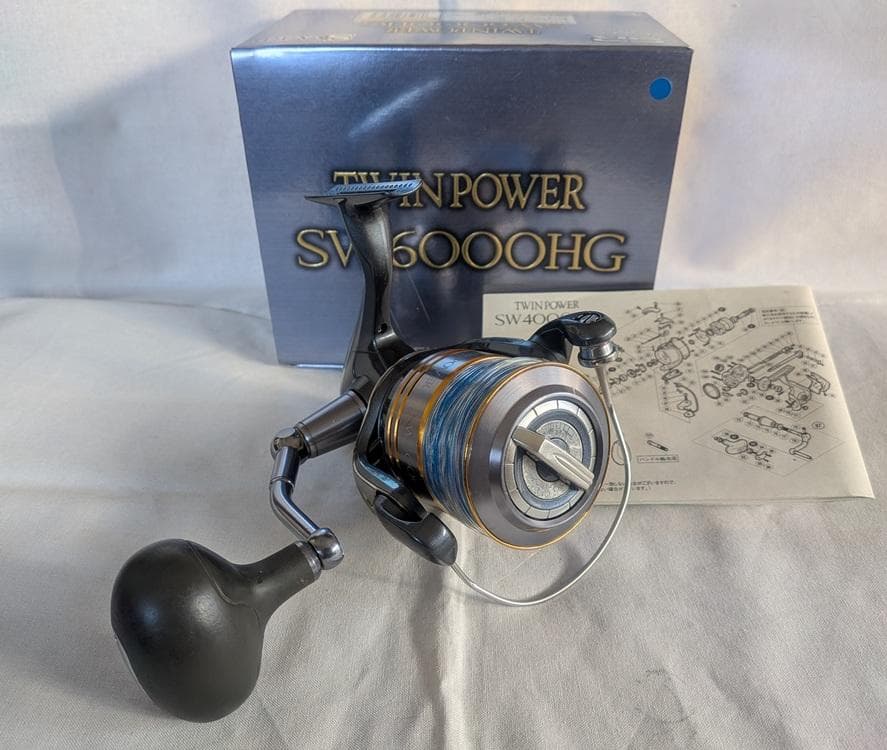 空*様 シマノ ’09ツインパワーSW6000HG 【中古】TWIN POWER
