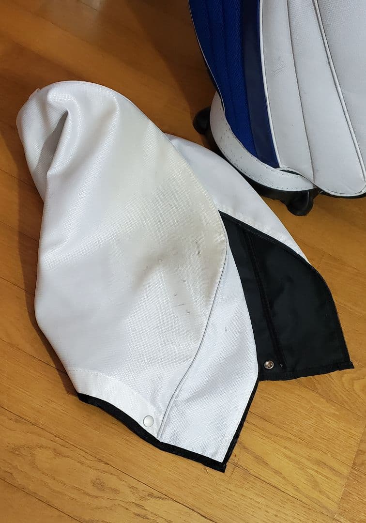 MIZUNO 　ゴルフ　ミズノ　 キャディバッグ 　5分割 　収納充実 　白　青