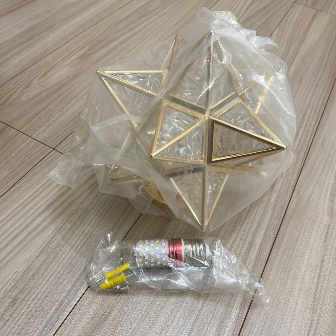 本日値下げ中 シーリングライト 照明器具 フロストガラス 星型 LED天井照明