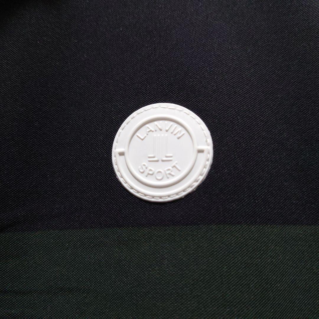 LANVIN SPORTランバン ブラックカーキ ポロシャツ 38【美品】