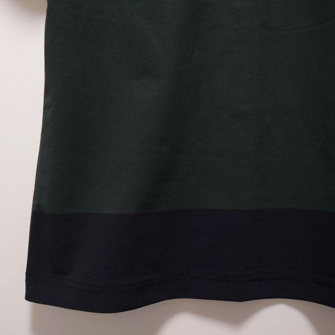 LANVIN SPORTランバン ブラックカーキ ポロシャツ 38【美品】