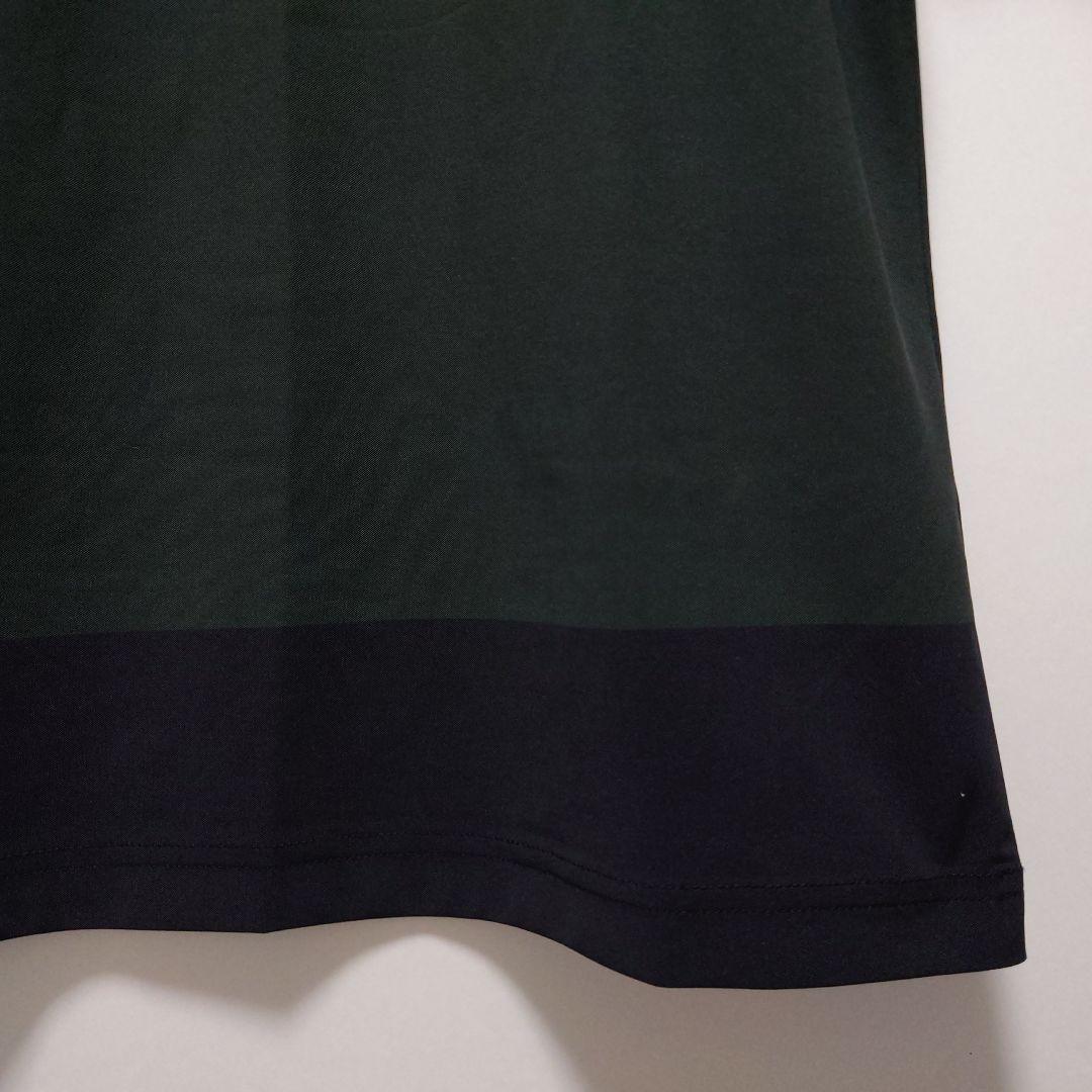 LANVIN SPORTランバン ブラックカーキ ポロシャツ 38【美品】