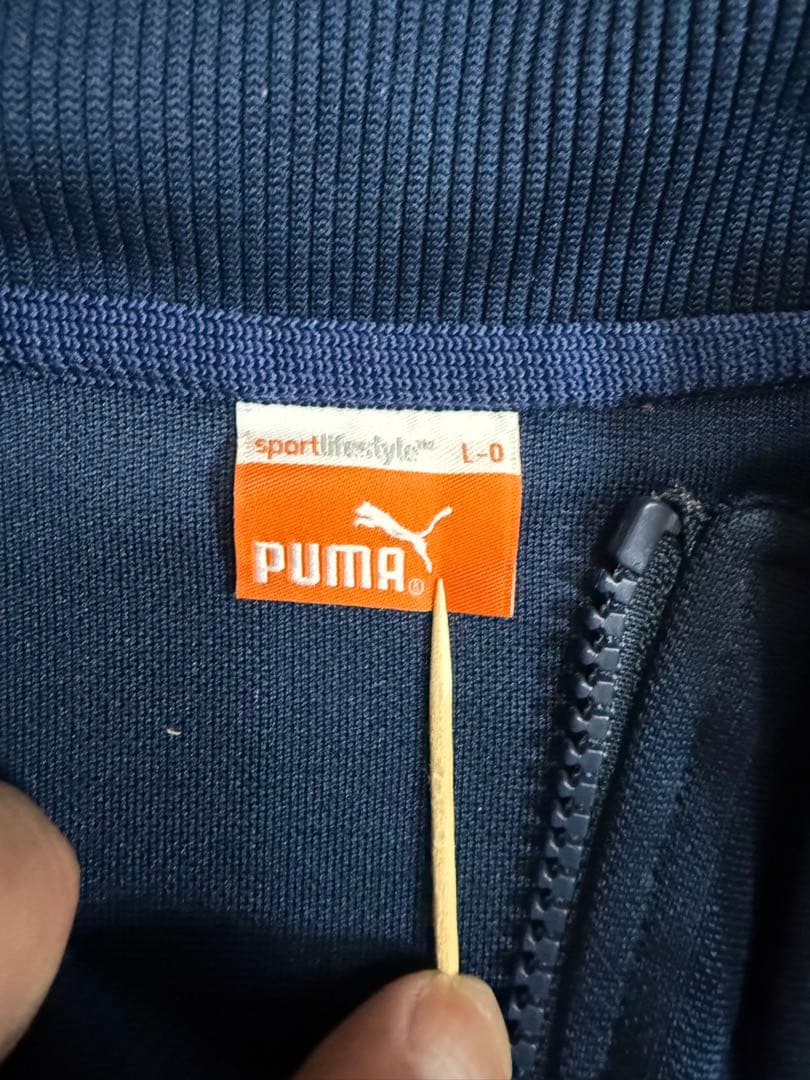 PUMA ジャージセットアップ　廃盤のネイビー/ピンク　大きめサイズ