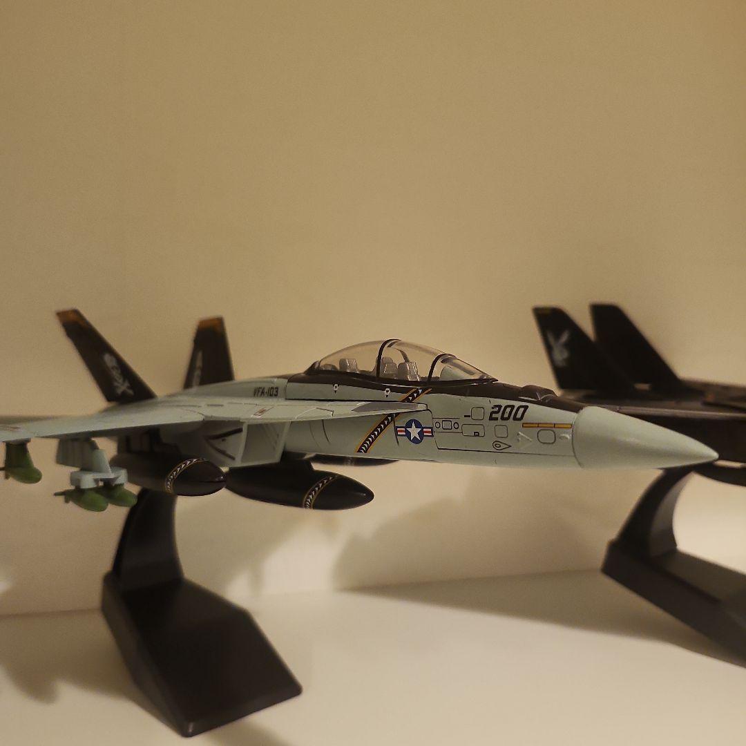 航空機モデルセット F-14 F/A-18 F-14アグレッサー機　27分1