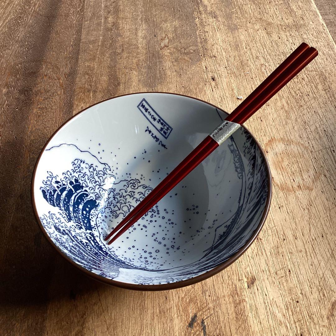 ☆只今発送にお時間頂戴致します☆0305です。葛飾北斎麺鉢4枚他