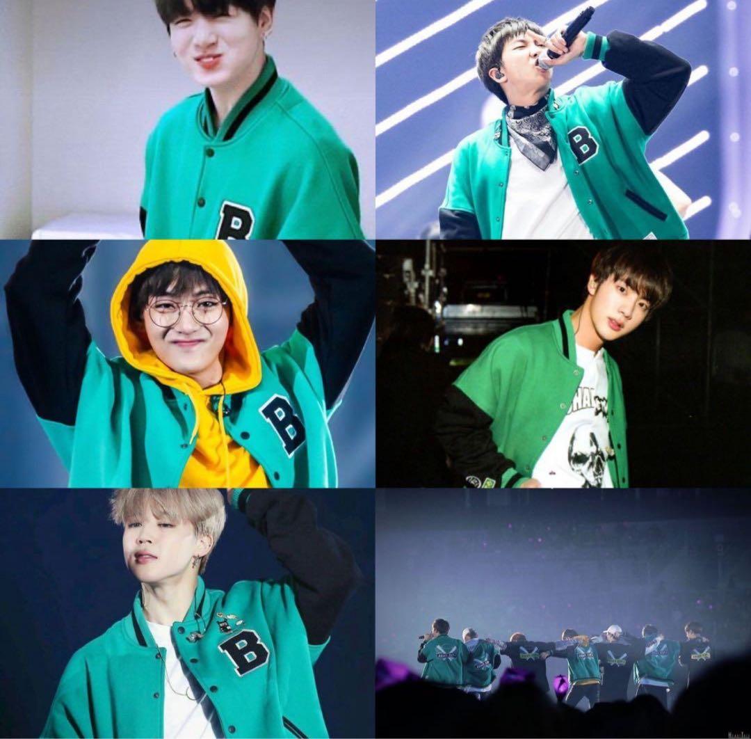 bts 3rd master army zip ベースボールジャンパー