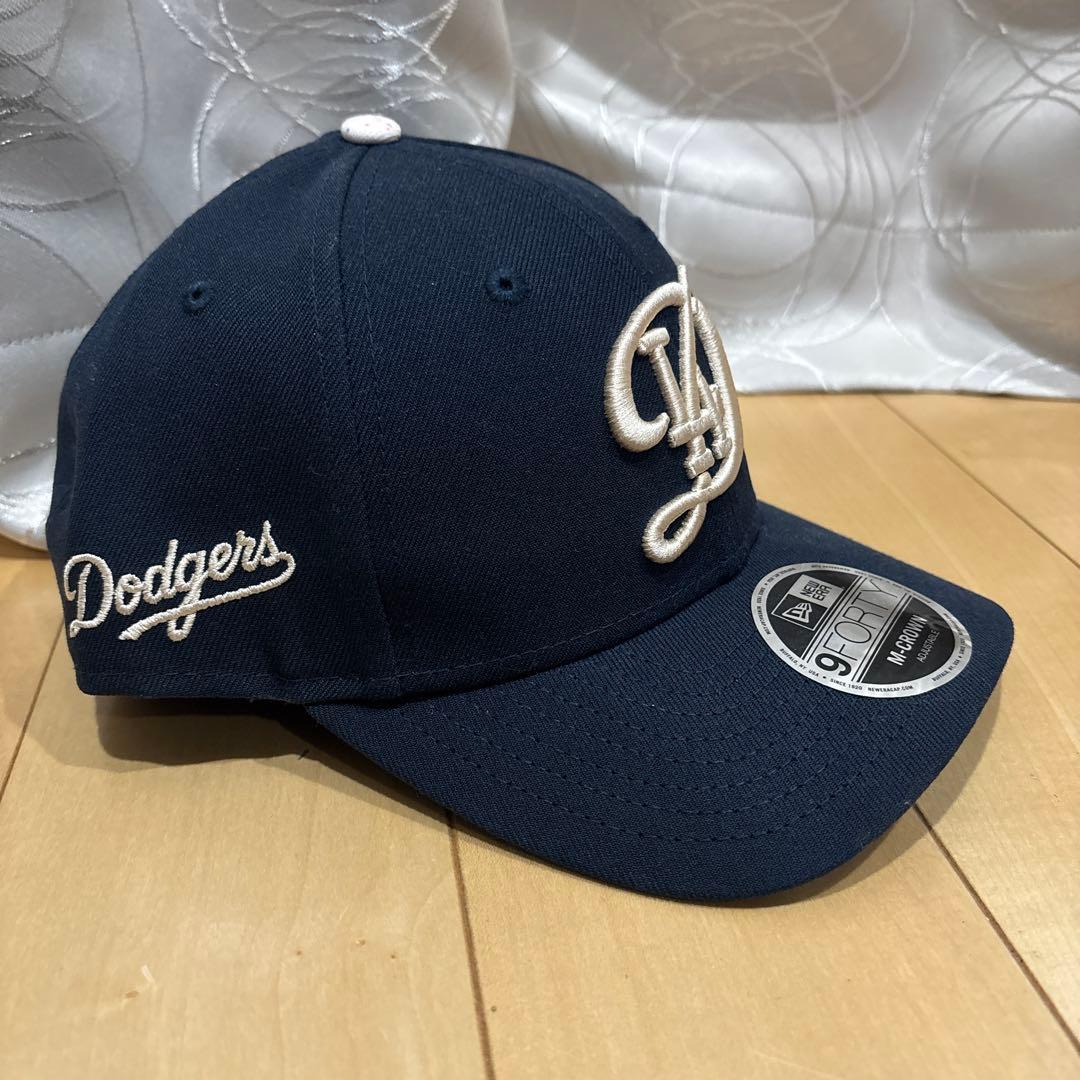 New Era 9FORTY キャップ ネイビー　ドジャース　シティコネクト