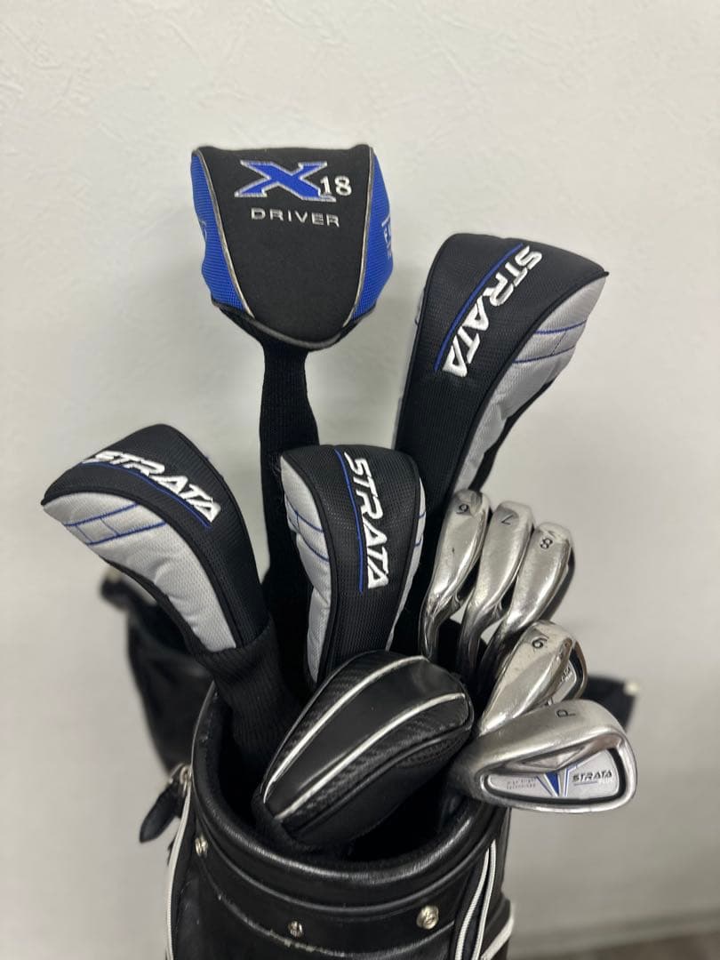 Callaway セット STRATA キャディバッグ レフティ 左 初心者