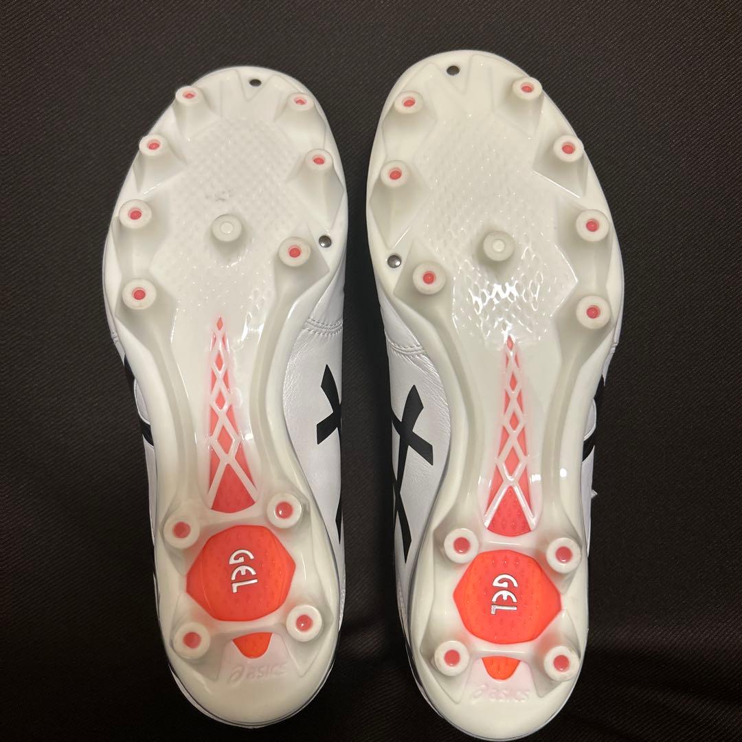【新品未使用】ASICS DS LIGHT サッカーシューズ ホワイト/ブラック