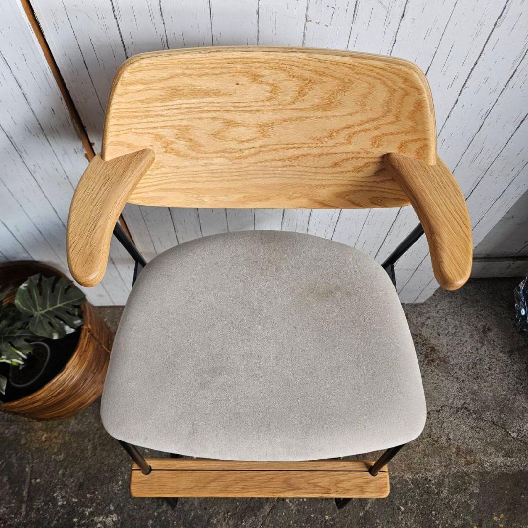 【p028/k】展示品 木製 カウンターチェア 椅子 ダイニングチェア