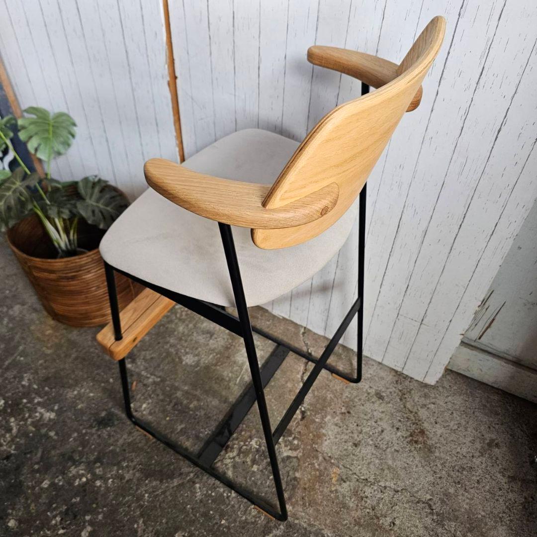【p028/k】展示品 木製 カウンターチェア 椅子 ダイニングチェア