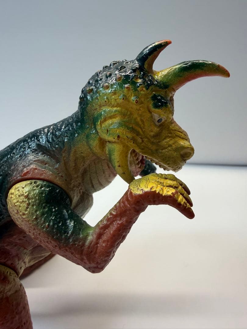 ポピー シーグラ キングザウルスシリーズ 足型付 ソフビ 当時物　ウルトラマンA