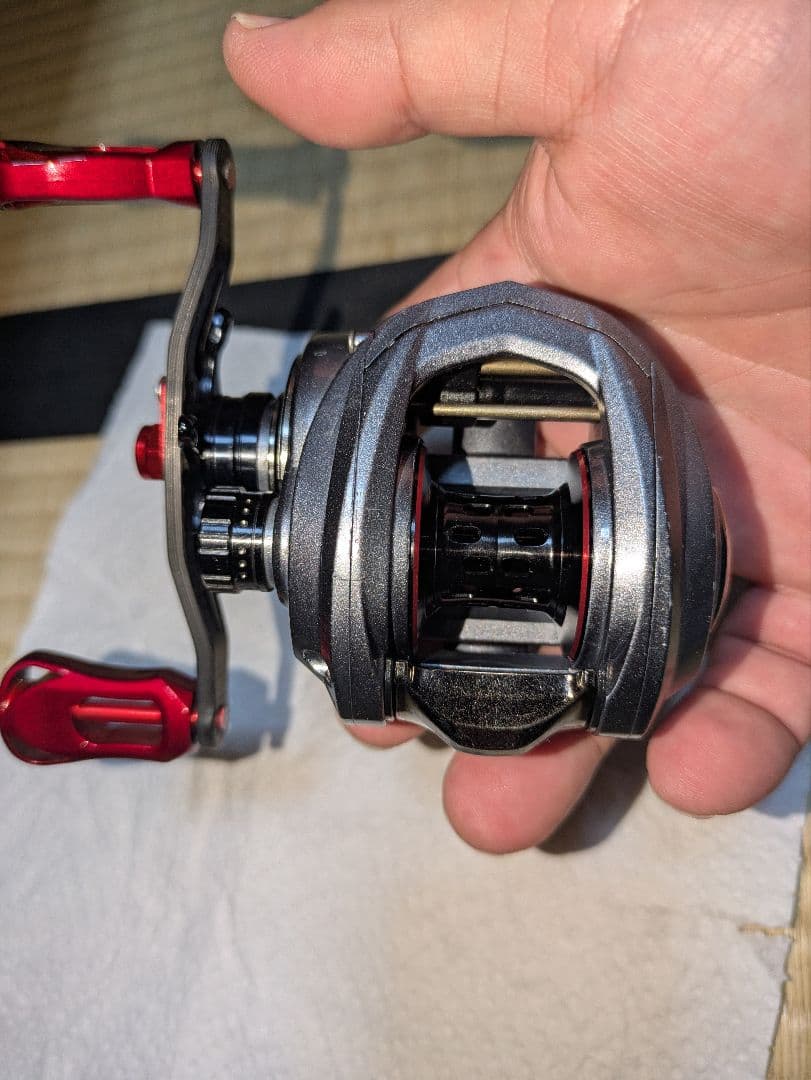 アブガルシア　レボ　 REVO LT7-L 左ハンドル　ハンドル・スプール交換品