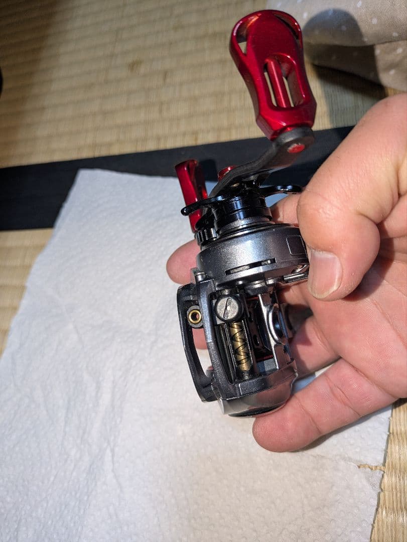 アブガルシア　レボ　 REVO LT7-L 左ハンドル　ハンドル・スプール交換品