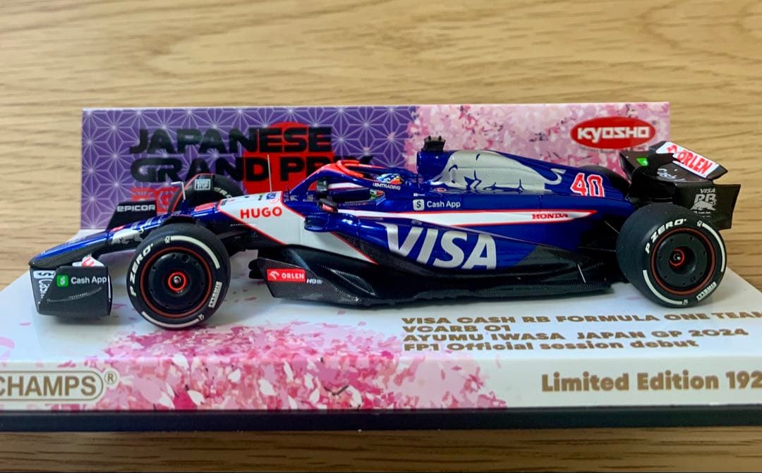 京商 ミニチャンプス F1 VCARB HONDA 岩佐歩夢 日本GP 1/43