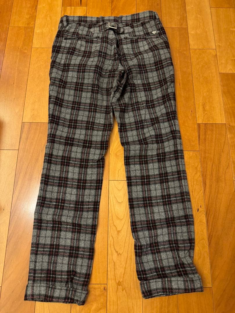 beams golfグレー チェック柄 パンツ
