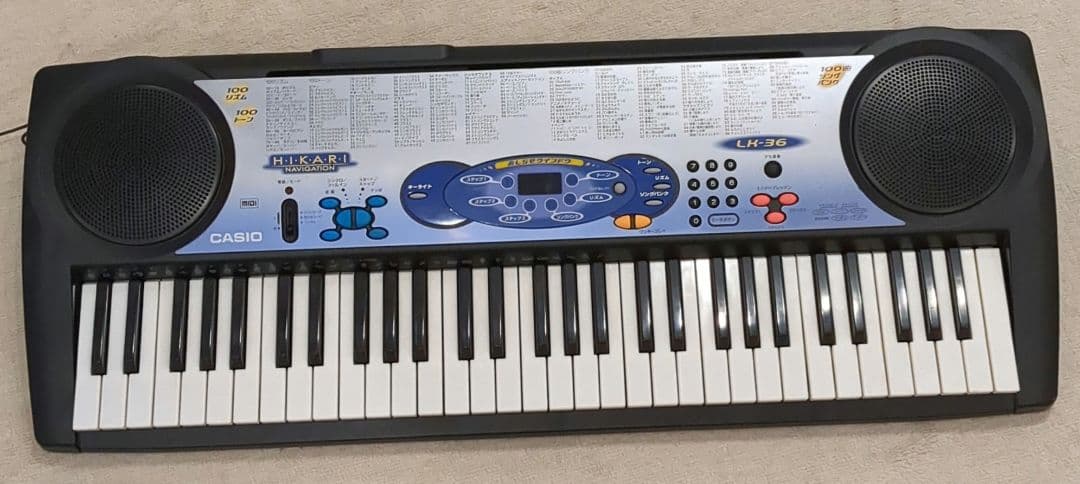 CASIO 光ナビゲーションキーボード LK-36 電子ピアノ カシオ