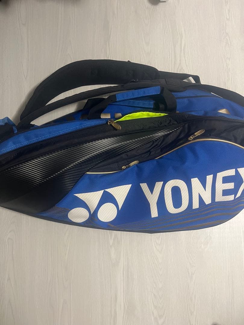 YONEX バドミントンバッグ 青/黒