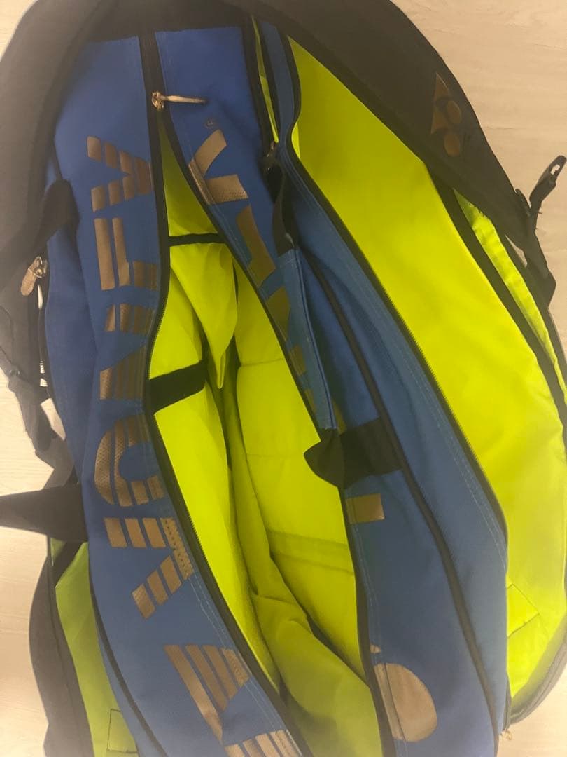 YONEX バドミントンバッグ 青/黒