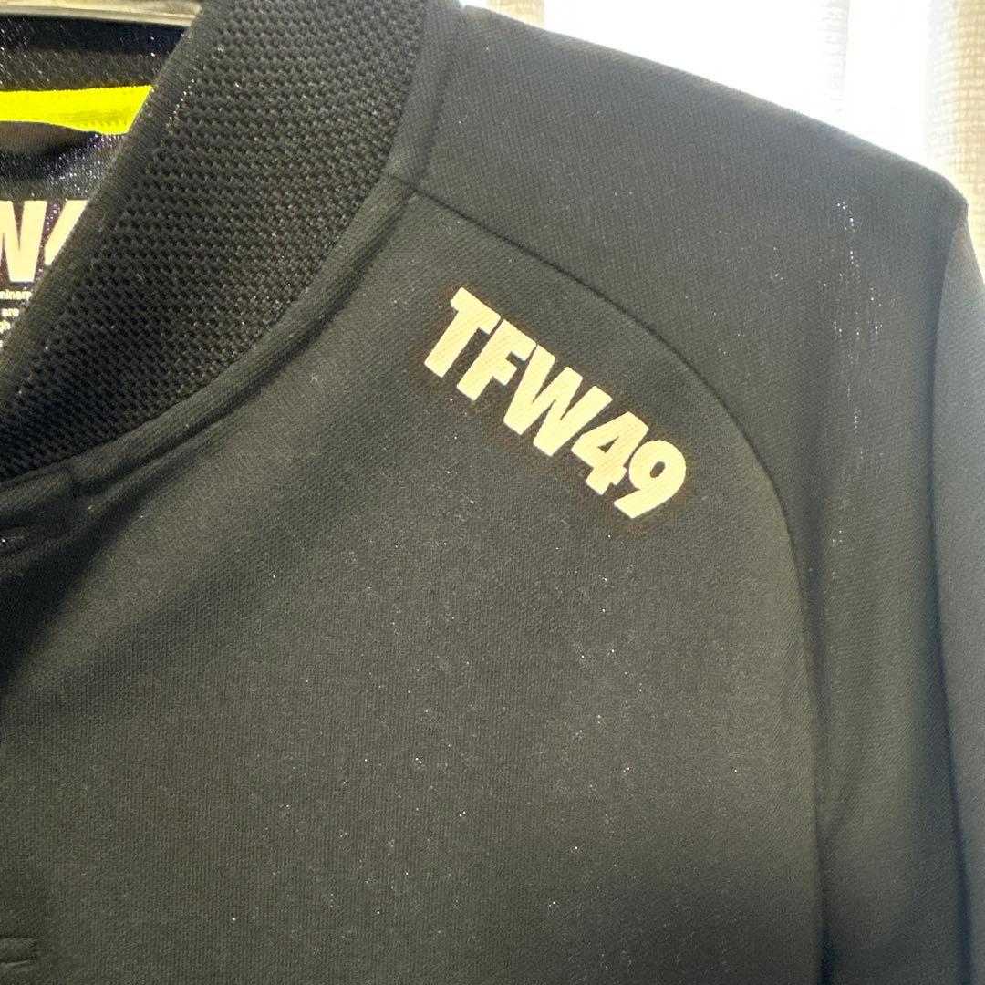 【新品】TFW49 ゴルフシャツ　ブラックXL