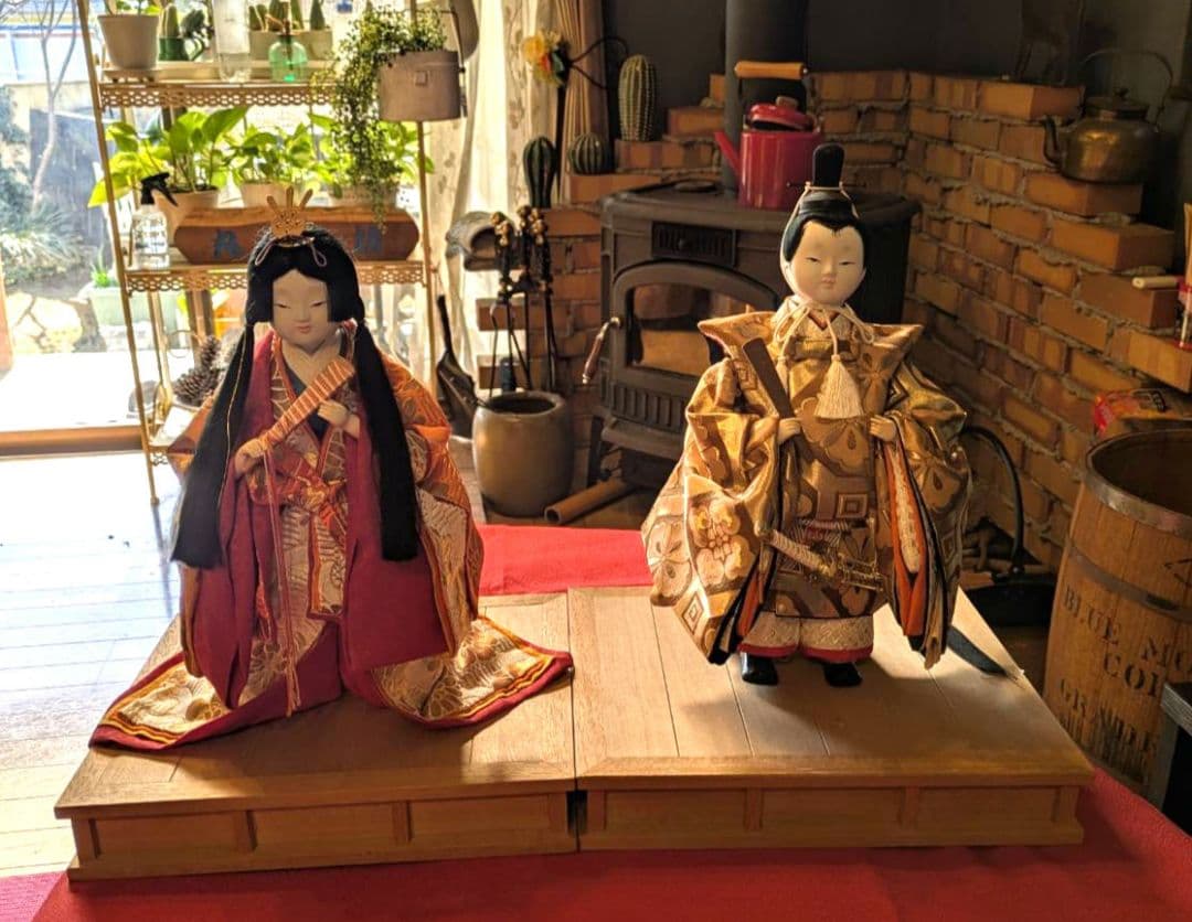 伝統的 雛人形セット 男雛 女雛