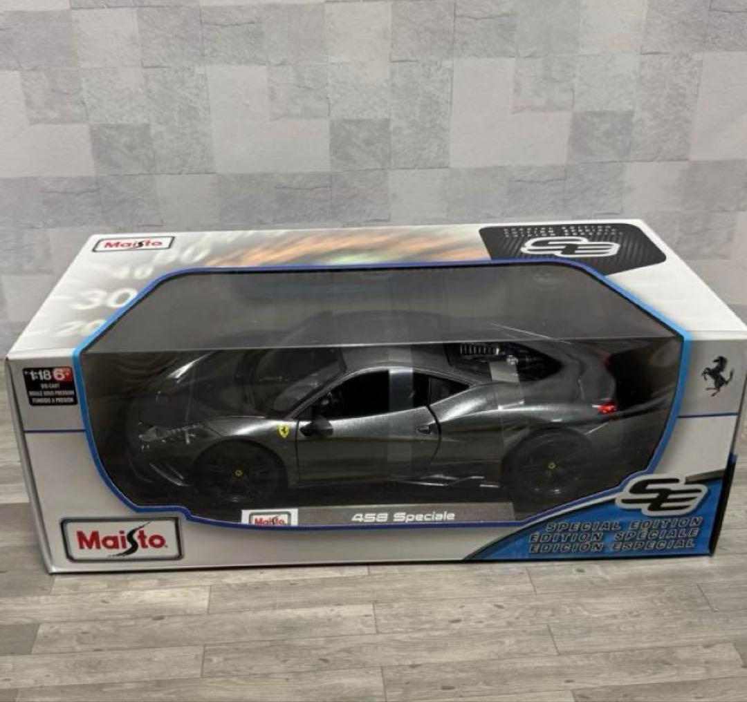 新品 Maisto Ferrari 458 Speciale 希少色 1:18