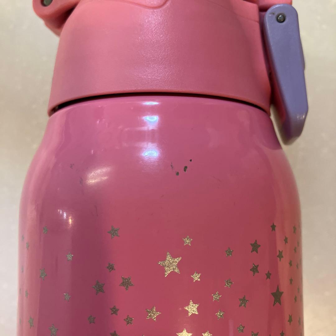 サーモス　星柄デザイン　ピンク　水筒セット