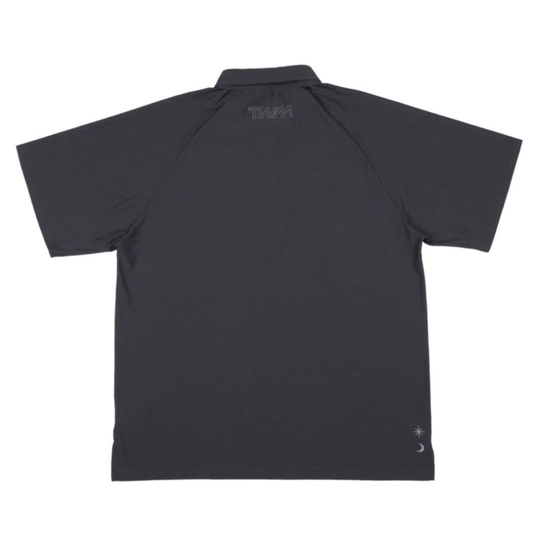 【Mサイズ】TWM DRY POLO SHIRT CHC チャコール 機能性素材