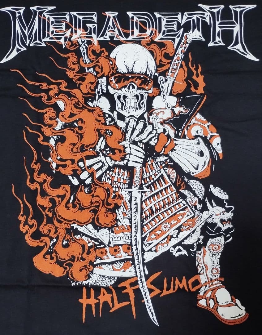 メガデス ハーフスモウ FAREWELL FIRE 最終アルバム記念 Tシャツ