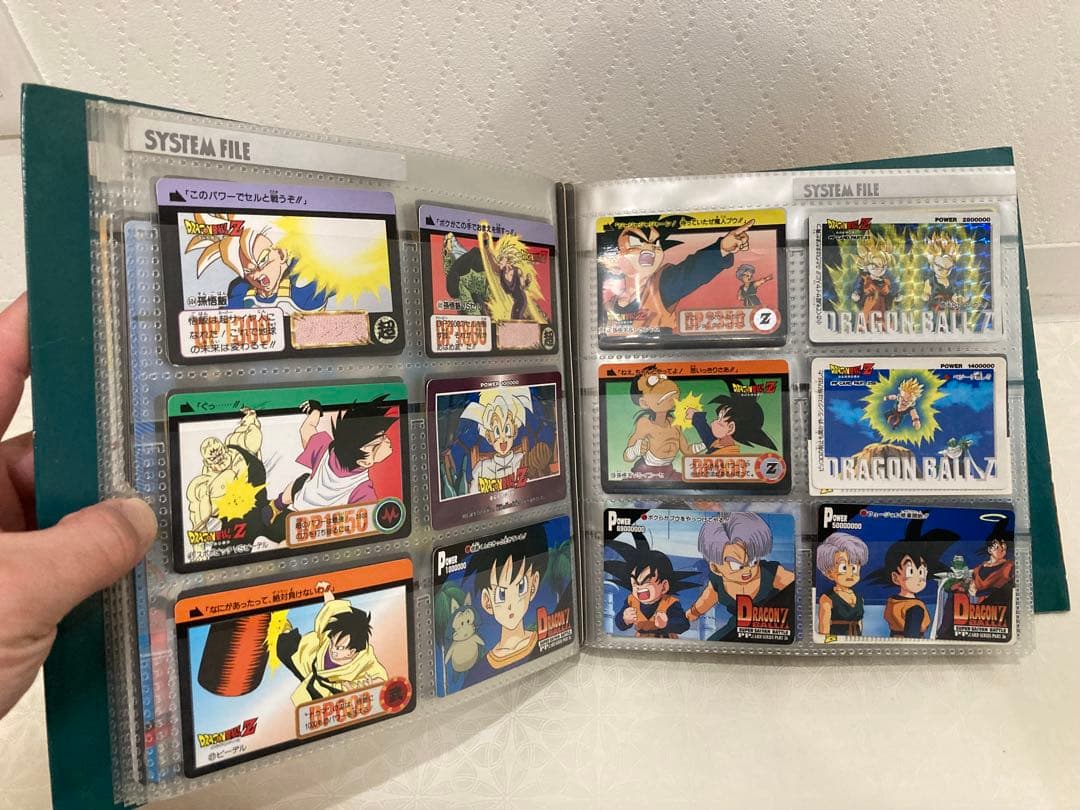 ドラゴンボールZ カードまとめい売り　カードバインダー　カードダス