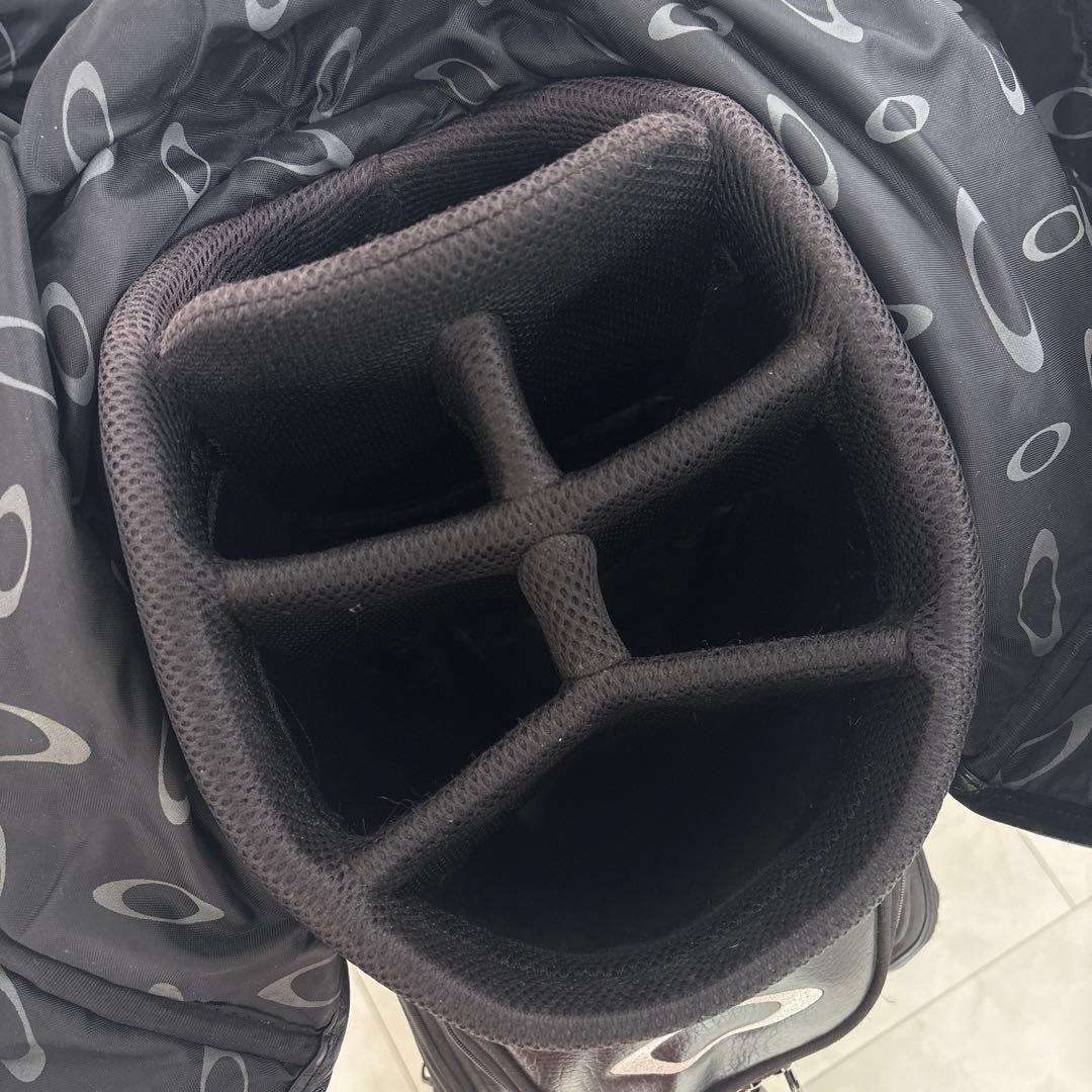 美品 OAKLEY オークリー SKULL キャディバッグ 3点式　ブラック