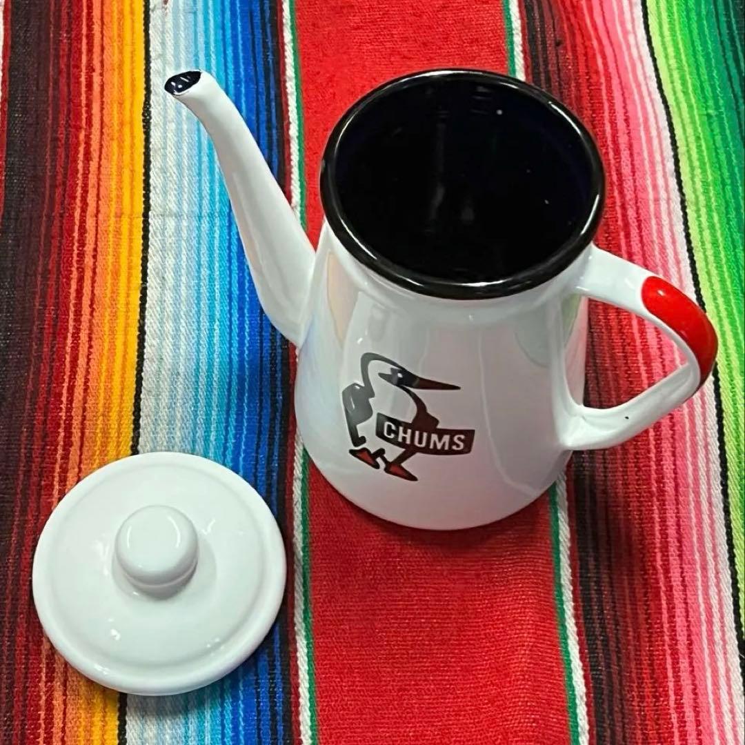 CHUMS Enamel kettle チャムス ケトル　ホーロー　キャンプ