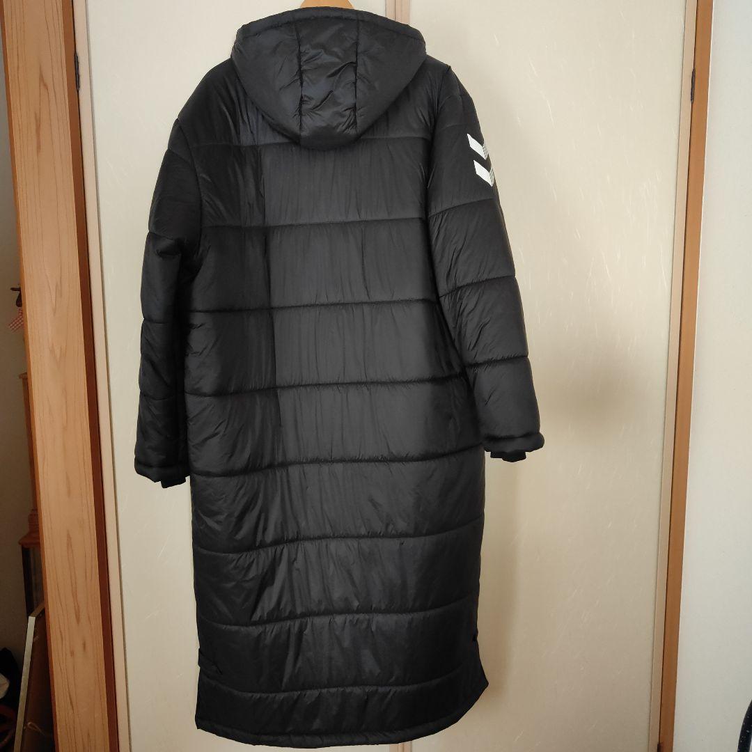 hummel ブラック ベンチコート