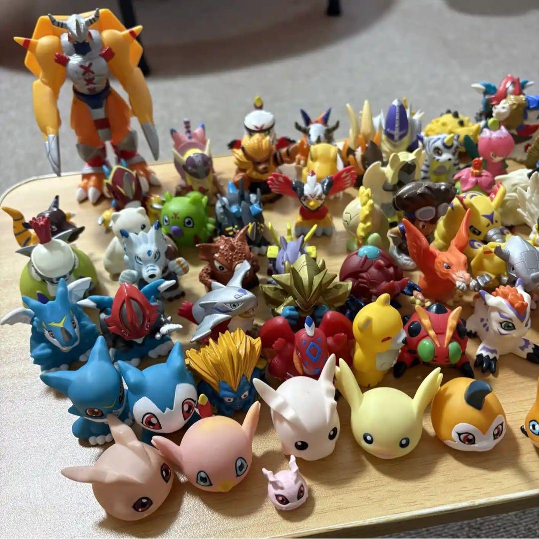 【当時物】デジモン ソフビ 指人形 フィギュアなど　66体