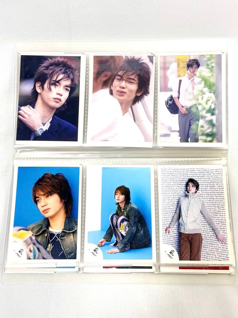 【希少品】嵐　松本潤　公式写真　旧嵐ロゴ　デビュー初期　制服