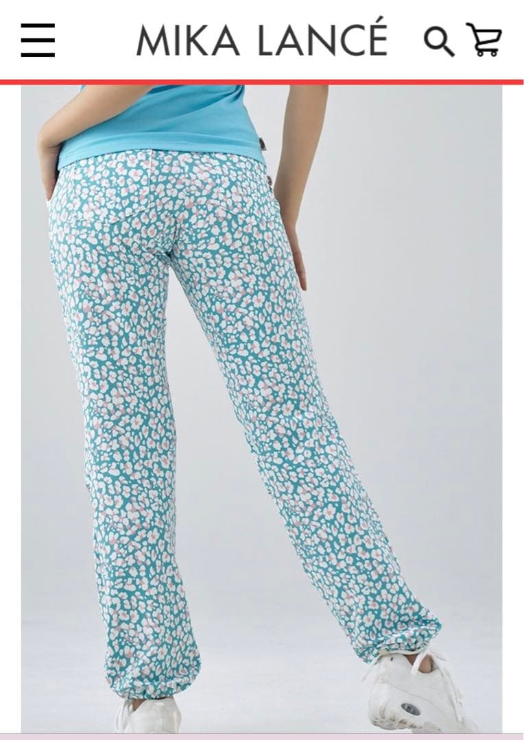 お値下　新品　股下７９cm ミカランセ　サクラ　 フィットネス　カーゴパンツ