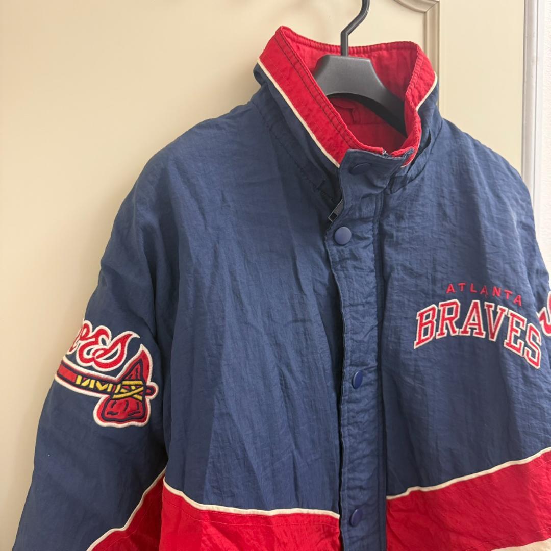 スターター90s/MLBトランタブレーブスビンテージ中綿キルティングスタジャン