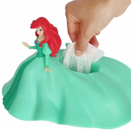 新品☆Disney アリエル ウエットティッシュケース フィギュア