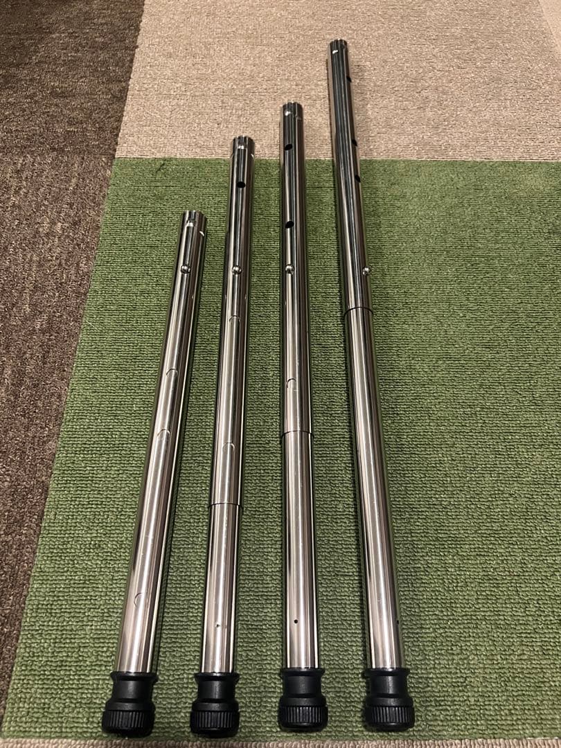 新品　スノーピークIGT用4way 調整脚　プレゼント2セットステンレスハンガー