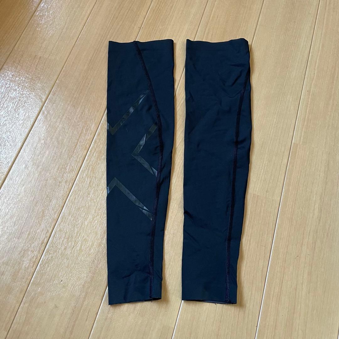2XU アームカバー XS ブラック 左右セット